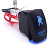 Dasen Rocker Switch 3PCS Laser Sasquatch & Rear & LED