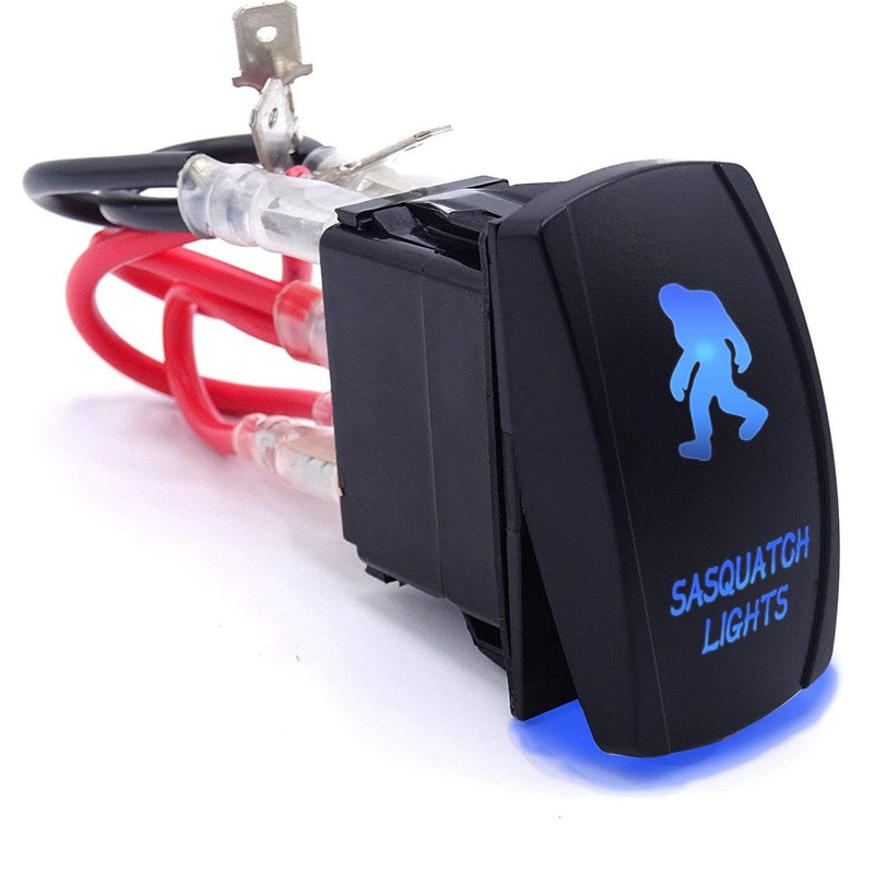Dasen Rocker Switch 3PCS Laser Sasquatch & Rear & LED