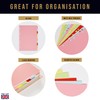 Ziffs Office® [5 Pack] A4 File Dividers 10 Part &