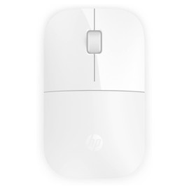 HP Z3700 (V0L80AA) kabellose Maus (1200 optische Sensoren, bis zu 16 Monate Batterielaufzeit, USB Anschluss, Plug&Play) weiß
