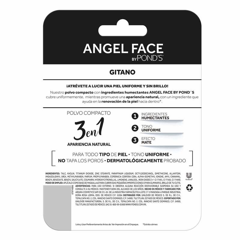 Maquillaje en Polvo Compacto Ponds Angel Face Gitano 12g