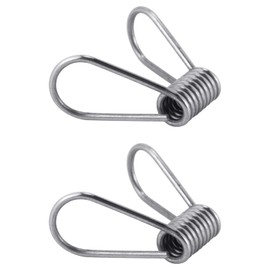 Dr.Fish 2 Pack Loop Clamp Fly Tying Material Separate CDC Fibers and Feathers Stainless Steel Fly Fishing Tool