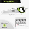 18 Inch Wood Hand Saw, 7 TPI Universal Handsaw Non-slip