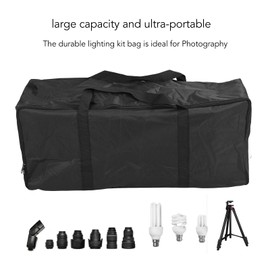 Sanpyl Equipo de Estudio Fotográfico Bolsa de Transporte Grande con Asa, para Soporte de Luz, Trípode, Kit de Iluminación de Fotografía, Cremallera Doble, Tela Oxford (81 * 25 * 35cm)