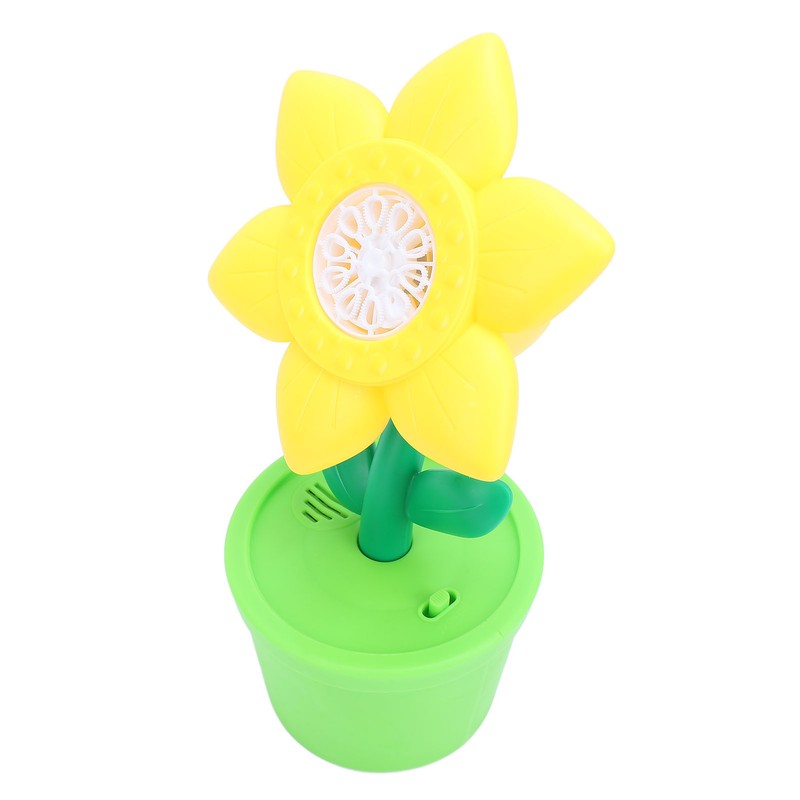Bubble Machine with LED Light and Music Sunflower Electric Bubble