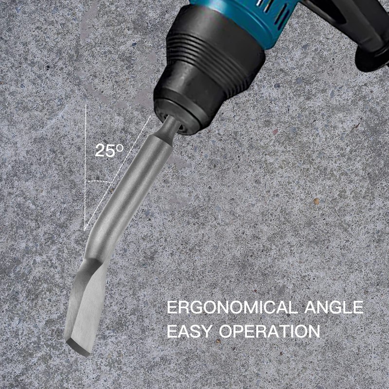 HPMAISON Chisel SDS Plus, 165mm*75mm SDS-Plus Widening Series Chisels, Cracking