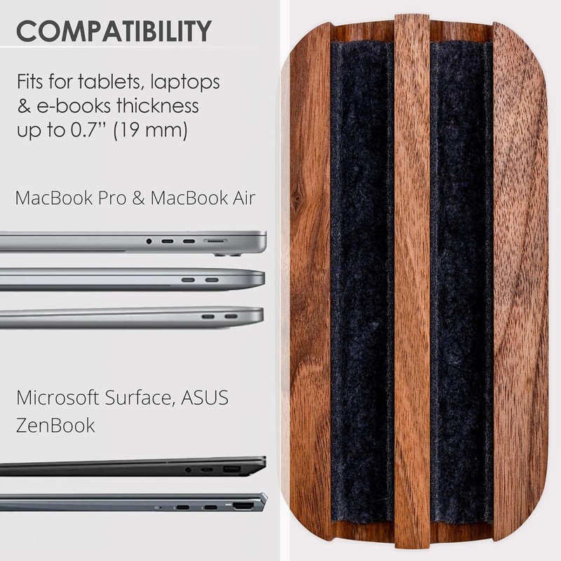 Dual Laptop Stand Vertical Laptop Holder - All MacBook Vertical