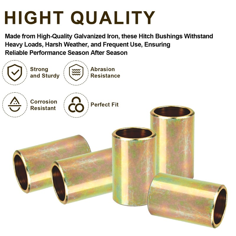 10Pcs Tractor Lower Lift Arm Bushing– Category II to I