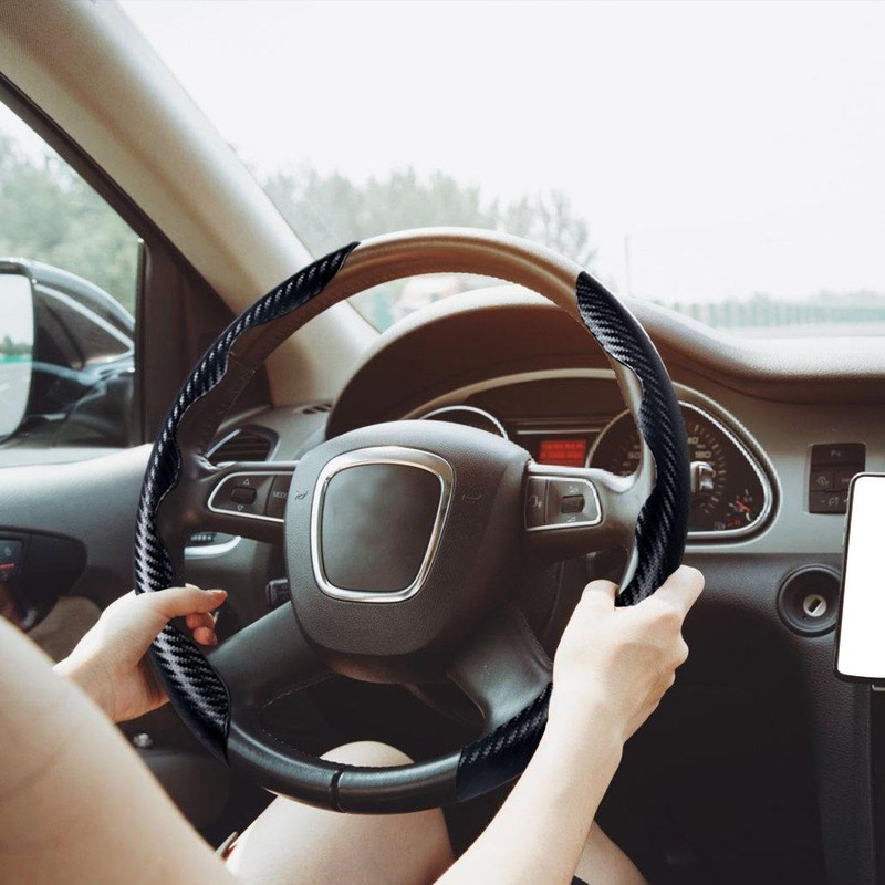 1 Pair Car Steering Wheel Covers, Non-Slip Car Steering Wheel