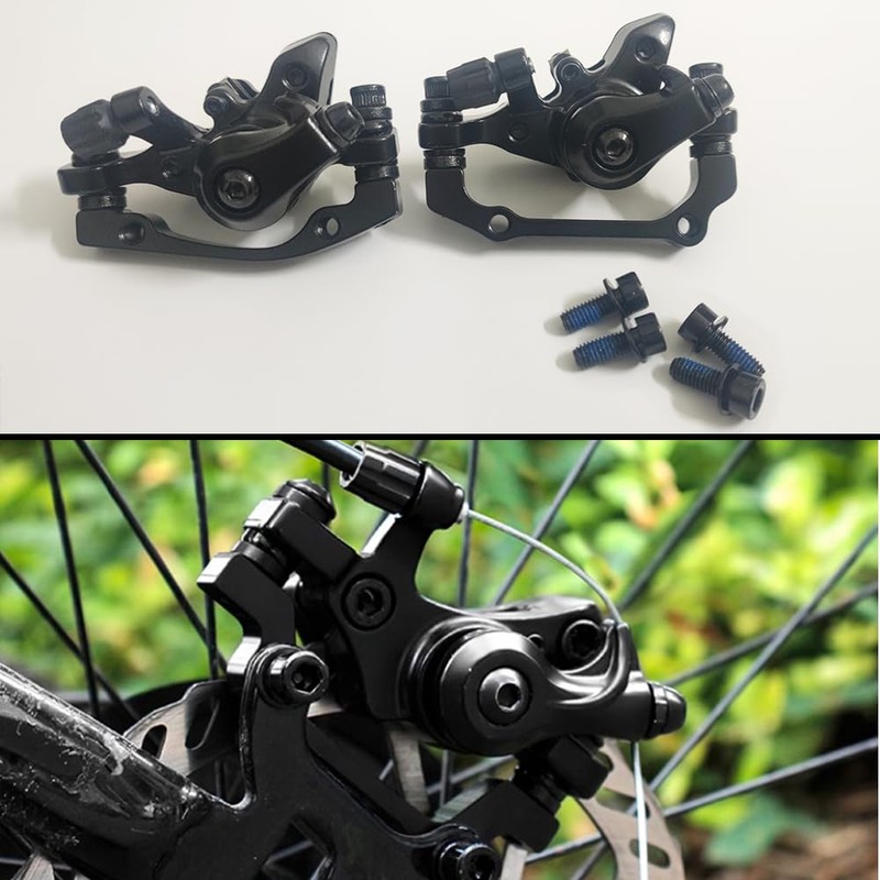 TEMLHMY Bicycle Disc Brake Kit,Mechanical Disc Brake Kit,Including Front and