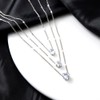 fxmimior 3 Tier Women Boho Layered Silver Necklaces Gold Silver