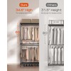 CASAMAYA Clothes Rack, Portable Closet, 27.6 Inch Wardrobe Closet, Clothes
