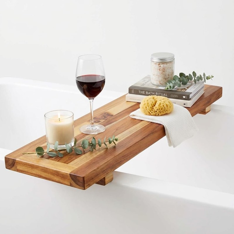 EcoDecors, 29 inch, Bath Tray for Tub, Bath Tub Tray