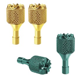Hanatora Joysticks Stick for DJI RC,RC 2(Neo,Flip,Air 3S,Air 3,Mini 4/3 Pro,Mini 3,Mavic 3 Classic/Pro Drone Controller),Remote Control Joy Sticks Thumb Accessories (Gold&Green)