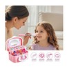 Juego De Maquillaje Lavable Con Almacenamiento Para Niña Malubero Rosa