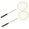 Badminton Rackets Iron Alloy Lightweight Badminton Racquets with 3 Balls