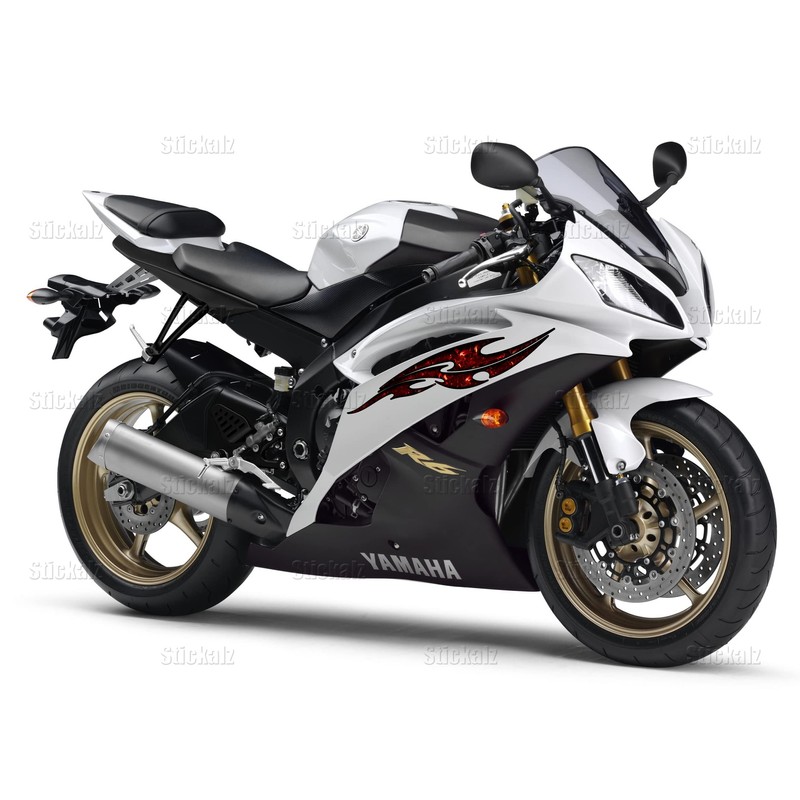 Skull Crotch Rocket Full Color Decal, Bike Side Graphics, Skeleton