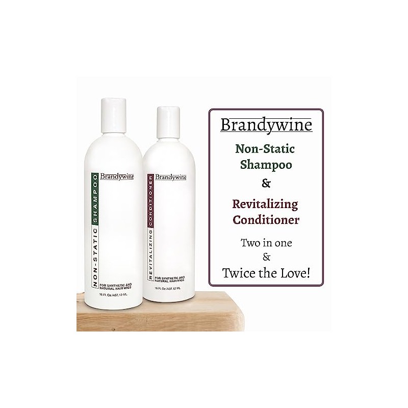 Brandywine Non Static Shampoo & Revitalizing Conditioner 16 oz., Value