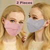 YUANST 2Pcs Winter Face Mask, Warm Windproof Face Cover, Balaclava