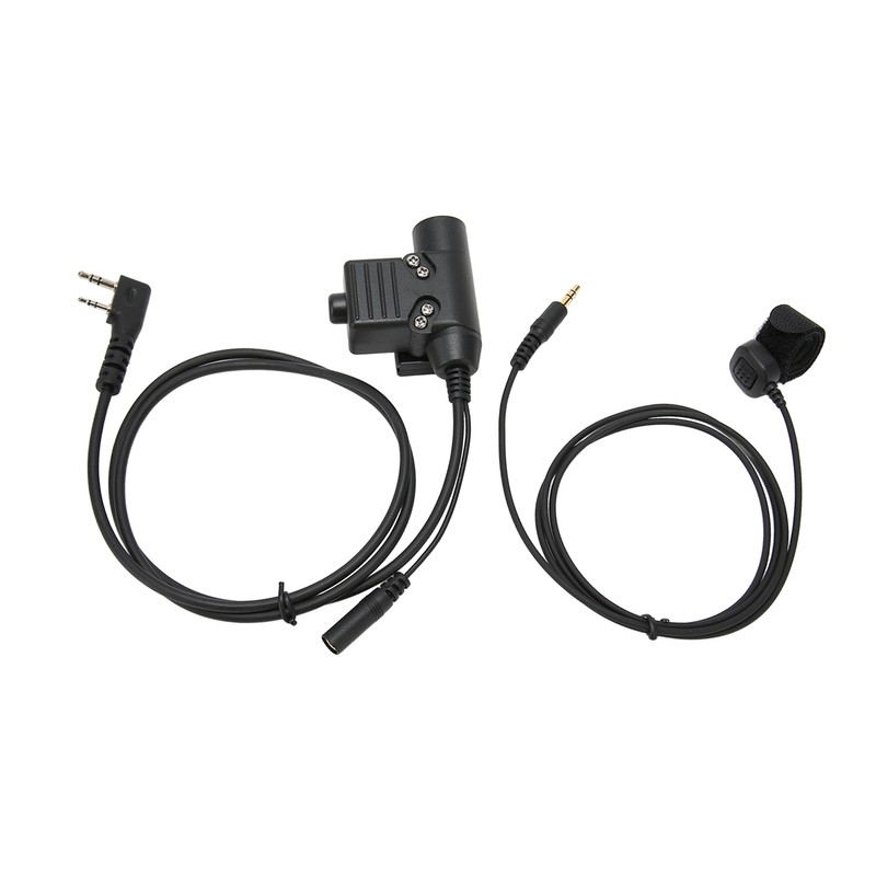 U94 PTT Adapter Push to Talk Button Walkie Talkie Military