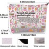 BWWKTOP Speech Language Pathologist Definition Cosmetic Bag Speech Therapist Gift