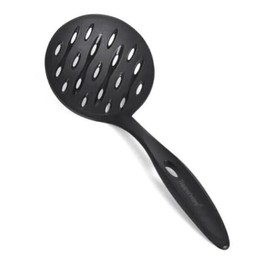 Tupperware Handy Kitchen Aid Pasta Spoon Slotted Spoon Strainer Black