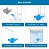 Hibbent Large 3-Inch Toilet Flapper Replacement Compatible with Gerber 99-788,
