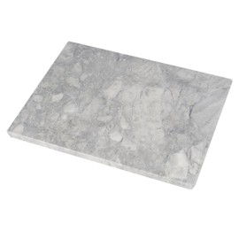 Koville Natural Marble Cutting Board for Kitchen Countertop, 16" x 12" Rectangular Marble Cutting Board Pastry Boards Cheese Boards for Home Decor, Resistant Stone Charcuterie Board Chopping Slab