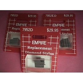 AUDIO TECHNICA EMPIRE 7952D/AUDIO TECHNICA STYLUS ATXN1,N3,N5 NOS QTY 3 SOLD AS EACH
