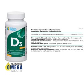 Platinum Naturals - Vitamin D3 25mcg, 90 Softgels - Vitamin D3 1000 IU Softgels - Cholecalciferol Vitamin D3 with Coconut Oil - Cardiovascular Supplement Bone Health Supplement - Vitamin D3 Supplement