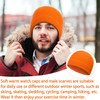 Beanie Hunting Hat Orange Hunter Hat Fits Under Motorcycle Helmets