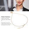 White Zircon Women Necklace Snake Pattern Electroplated Fashionable Female Pendant