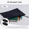 Wallet with Zip, Pack of 10, A5 Document Bag, Waterproof