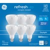 GE Refresh 6-Pack 65 W Equivalent Dimmable Daylight Br30 LED
