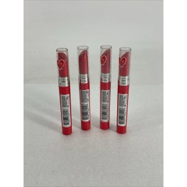 Revlon 4 PACK Revlon Ultra HD Lipstick Gel LipColor 725 HD Sunset .06oz Each x4 NEW