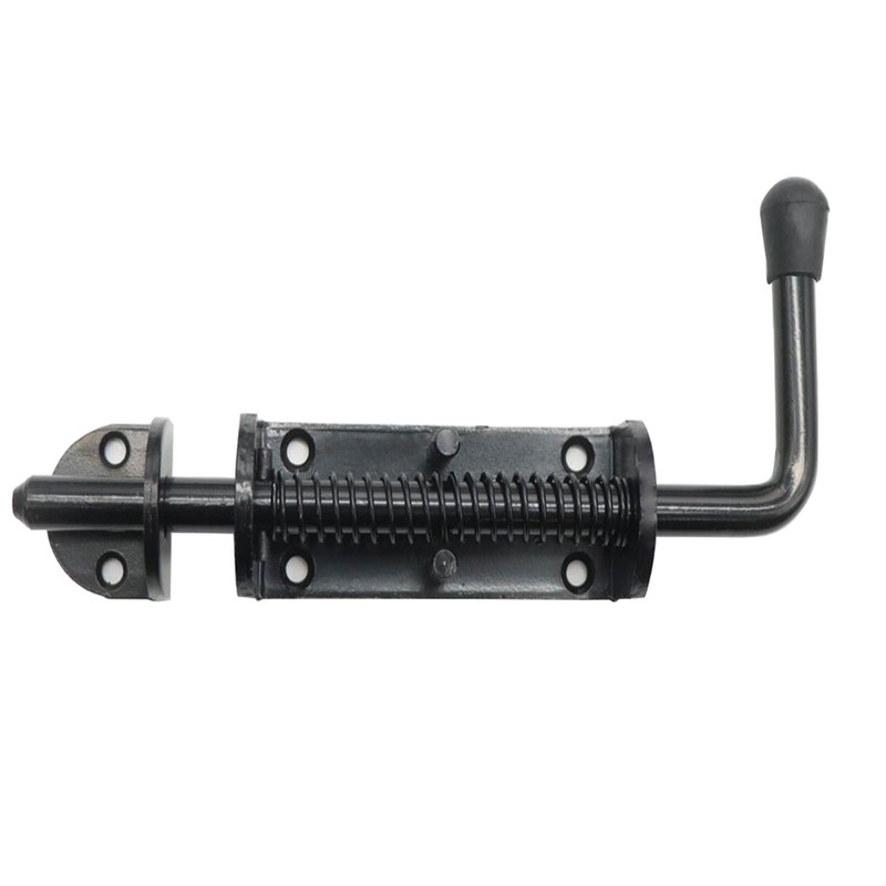 Black 2 Packs 8.5 Inch Heavy Duty Spring Loaded Latch