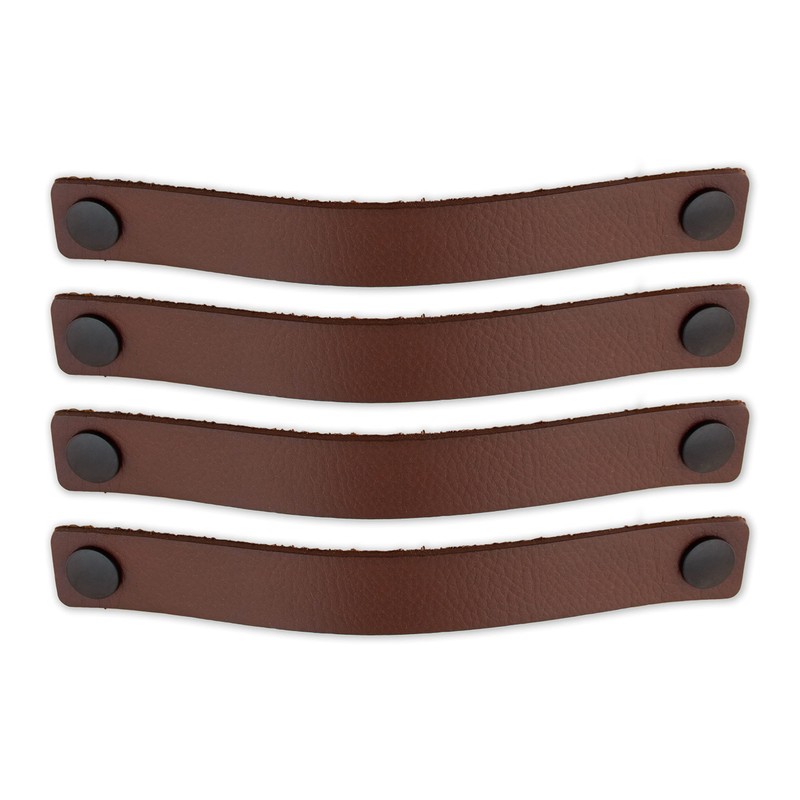 Brute Strength - Leather Handles for Furniture - Cognac -