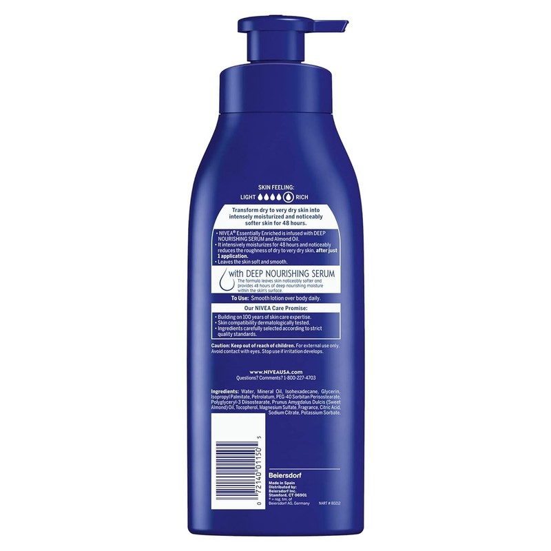 NIVEA (Pack of 2) NIVEA Essentially Enriched Body Lotion for