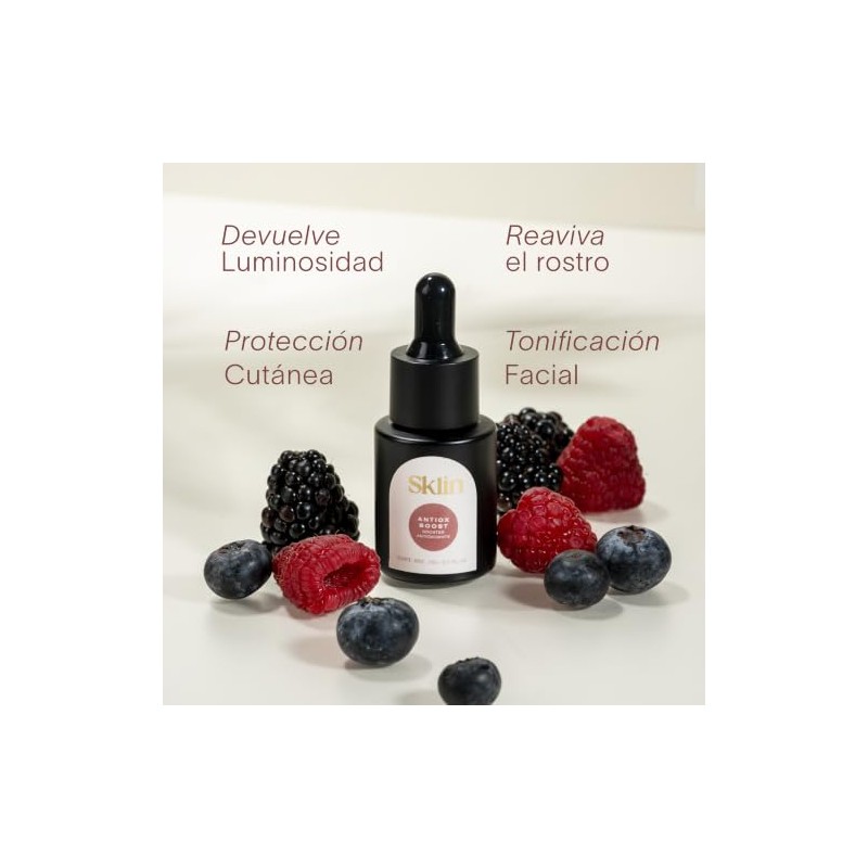 Antiox Boost Booster - Suero con Vitamina C, Ácido Ferúlico