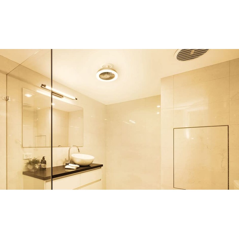 Three-Up LC-T2130 LED Ceiling Fan Light with Motion Sensor, Tone