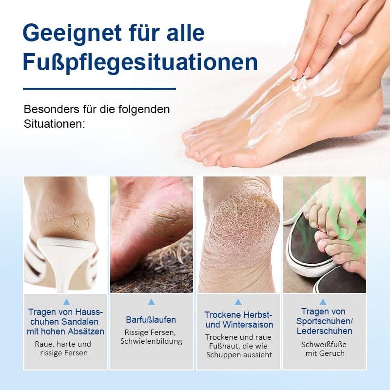 Urea Creme 40 Prozent, Intensive Fußcreme für Sehr Trockene Haut,