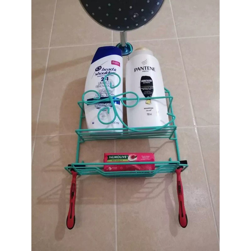 Plásticos genéricos Par De Porta Shampoo, Organizador Para Regadera, Organizador