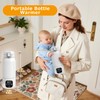 Portable Bottle Warmer for Travel,Dual Heating Modes for Breast Milk