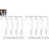 8 pcs RV Drapes Retainer, Plastic Caravan Curtain Retainer, Camping