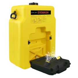 GOL-SIV 14 Gallon OSHA Approved Eyewash Stations - Portable Emergency Eye Wash Stations Wall Mounted,First Aid Eyewash Station Unit,Lasting for 15 Minute(53L)
