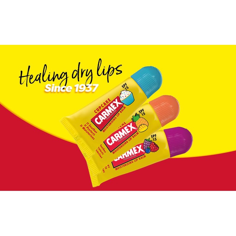 Carmex Minis Scented Lip Balms for Soft, Protected Lips with