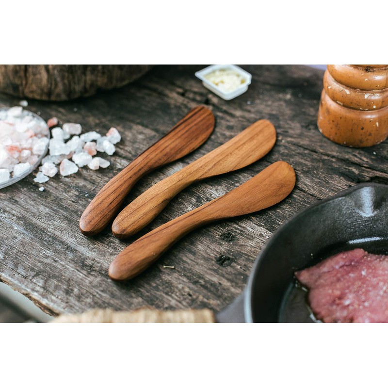 FAAY 7.5" Butter Spreaders, Eco-Friendly Condiment and Sandwich Knife from