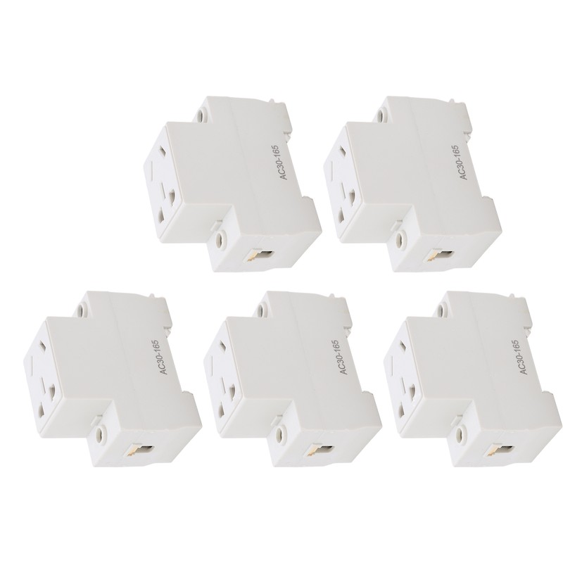 Power Socket 5 Hole 250V Durable Material Stable Sockets Safe