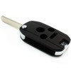 Ezzy Auto - Funda con llave abatible de 3+1 botones,