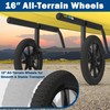 GanFindX Heavy Duty Kayak Cart | Adjustable Foldable Trolley with